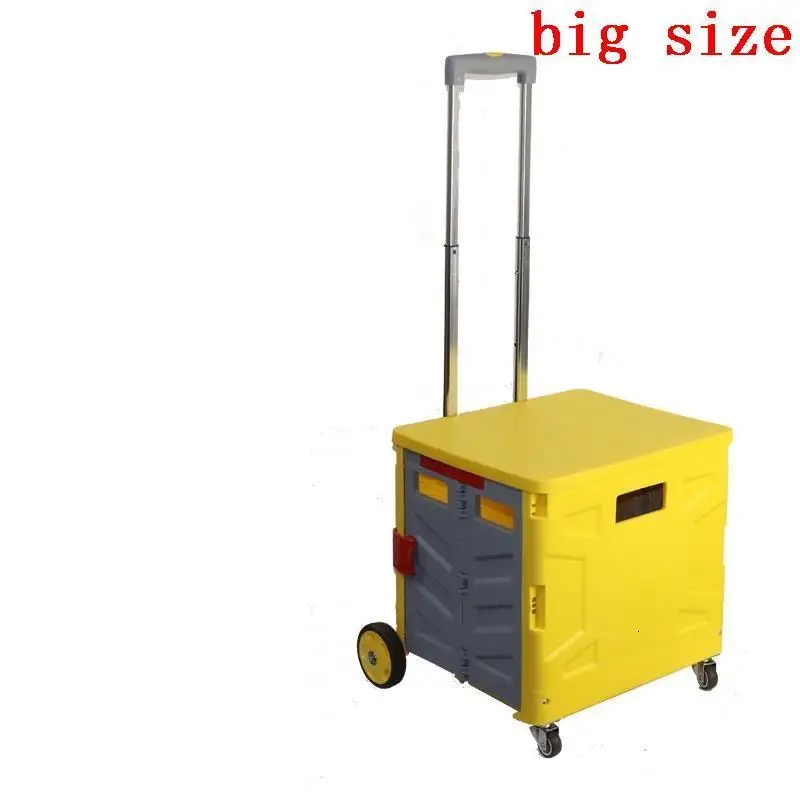 MODEL P Piegevole складной Carro La Compra торговый стол Carrello Cucina колесница де Courses Avec Roulettes Mesa Cocina Кухонная Тележка - Цвет: MODEL P
