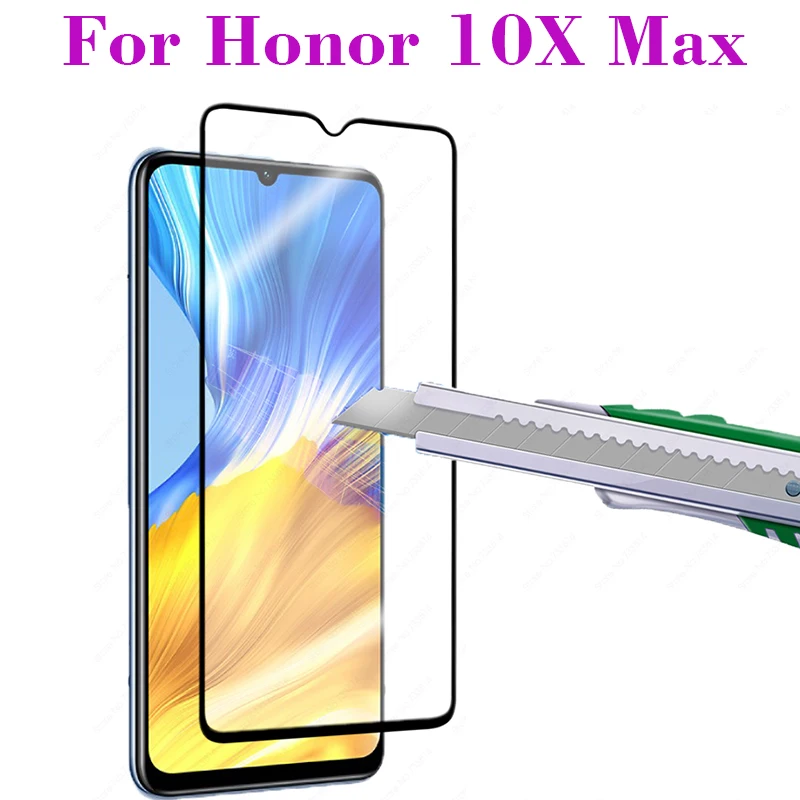 Высококачественное алюминиевое закаленное 3d стекло для Huawei Honor 10X Max 5G полное покрытие 9H Защитная пленка