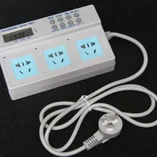 220 В 3680 Вт Таймер переключатель времени гнездо для аквариума аквариум программируемые огни