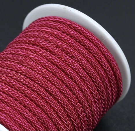 ATF 4mm Thread Woven Twine Beading Lace Rope Braided Nylon Milan Cord For Bracelet Strip Making Handcrafts Jewelry Accessories
