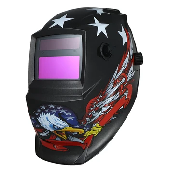 

Hot Solar Powered Welding Helmet Auto Darkening Hood Adjustable Headband for MIG TIG Arc Welder Mask Electric Welding Mask