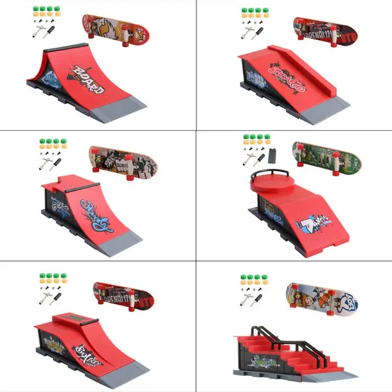 Запчасти для Skate Park Ramp Tech Deck Fingerboard Finger Board Ultimate Parks New P31B|Мини скейтборды и байки| |