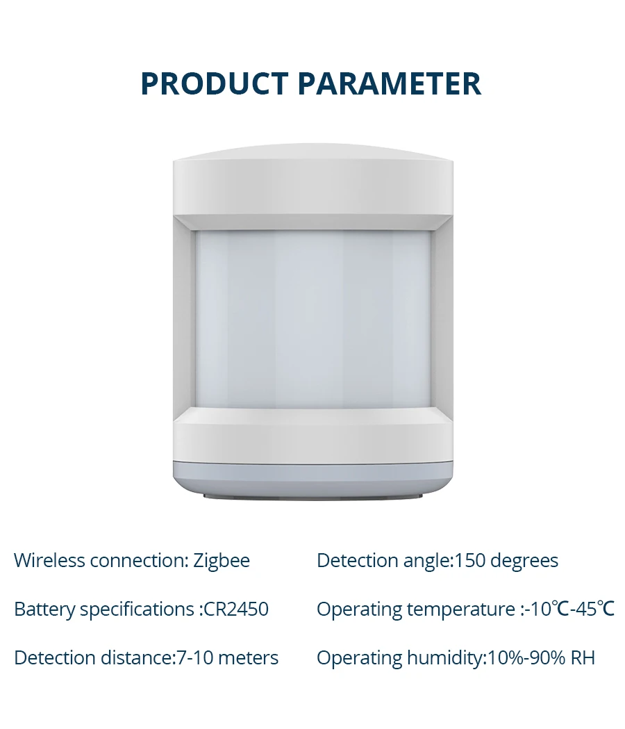 pir sensor de movimento sem fio zigbee gateway
