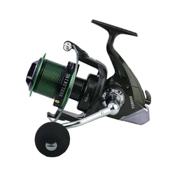 Moulinet Spinning tout métal, avec poignée en acier inoxydable, accessoires pour pêche en eau salée, 8000/9000 