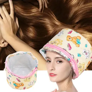 

Hair Care Cap Household Electric Hair Mask Oil Heating Cap Hair Dyeing Care Thermal Treatment Cap (220V) Hair Tool