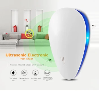 

Teardrop Ultrasonic Pest Repeller Killer Control Mice Bed Bugs Rat Mosquito