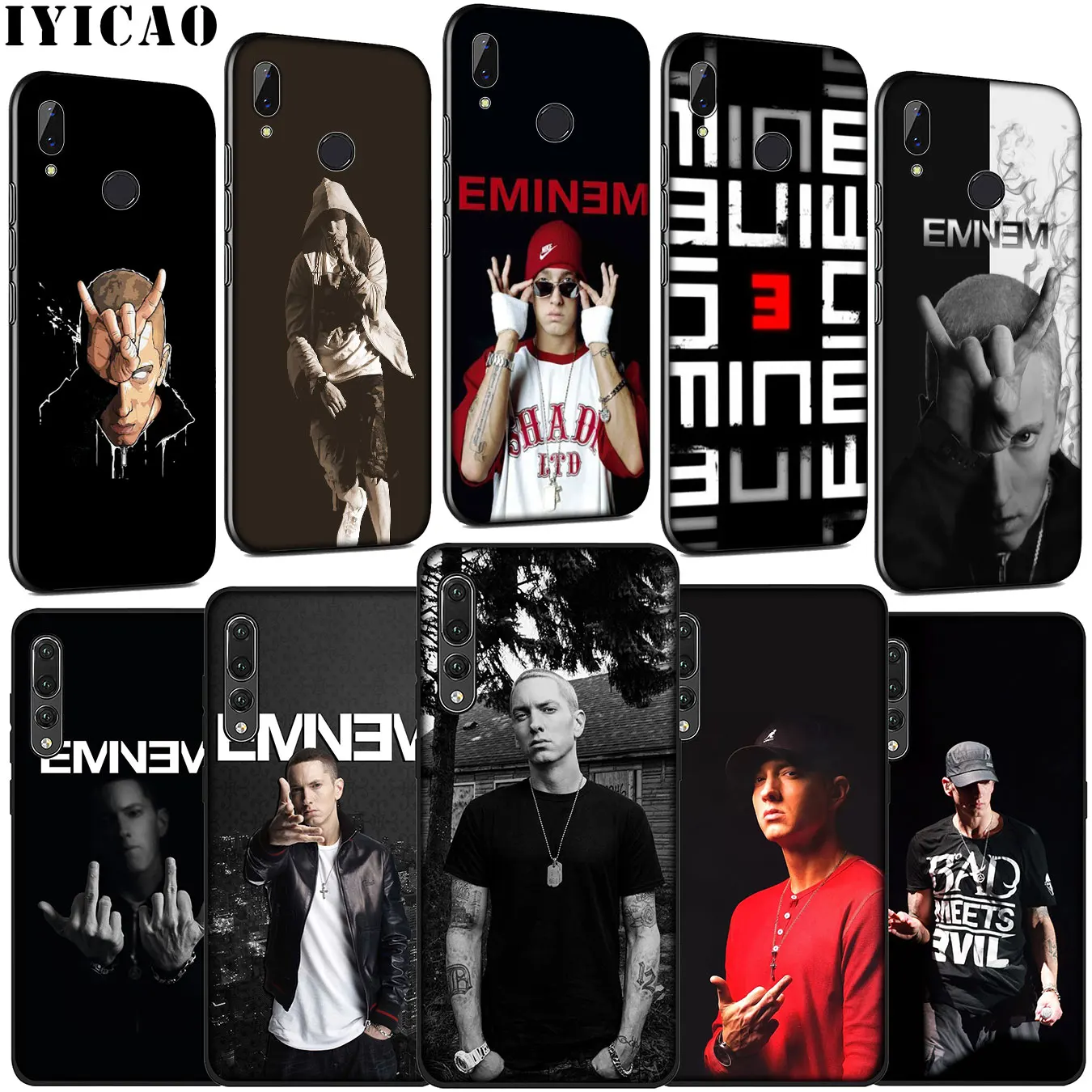 Хип-хоп рэппер Eminem rap мягкий силиконовый чехол для Huawei P30 P20 Pro P10 P9 Lite Mini 2017 2016 P Smart Z