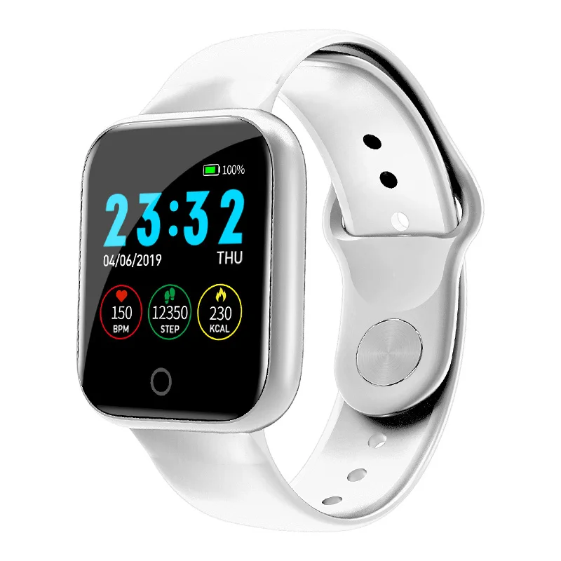 Imosi I5 смарт-браслет, часы, монитор артериального давления, шагомер, умный Браслет, беспроводной фитнес-трекер, браслет PK B57 - Цвет: Белый