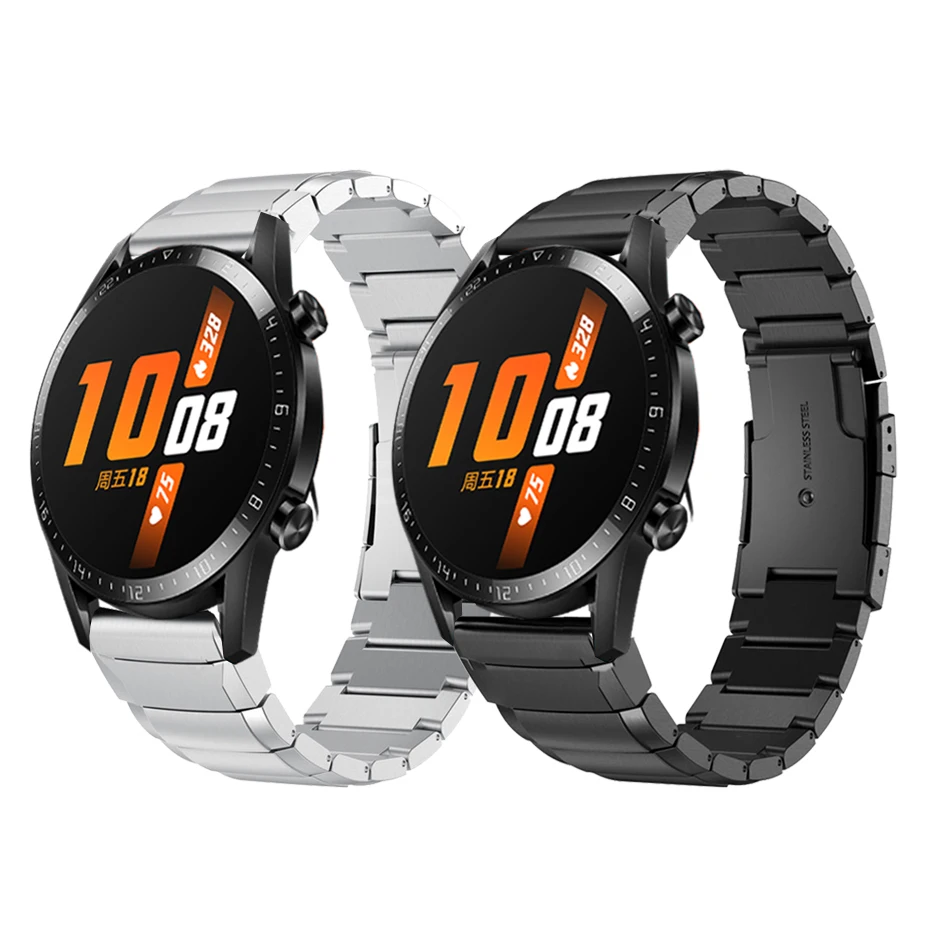 46 мм 42 аксессуары для часов Ремешок HUAWEI Watch GT 2 Smartwatch металлический ремешок из
