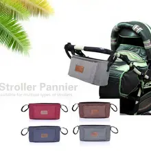 Универсальная Портативная сумка для хранения на крючках, сумка для детских подгузников, сумка для коляски, большая ВМЕСТИТЕЛЬНОСТЬ