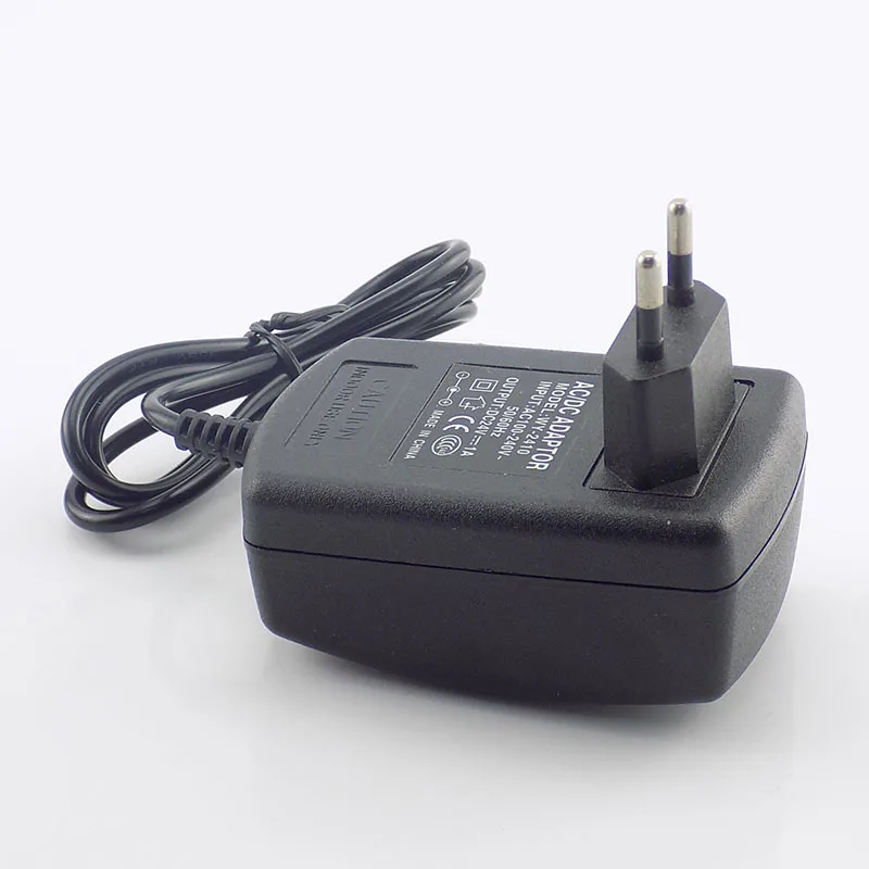 AC 100 V-240 V DC 24V 1A Мощность адаптера переменного тока преобразователь CC ТВ Камера зарядное устройство для ТВ переключатель для Светодиодные ленты света 5,5 мм* 2,1 мм US EU Plug K13