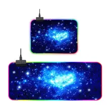 RGB Gaming Mouse Pad Large Cool RGB Gaming Mouse Mat with Non-Slip Rubber Base