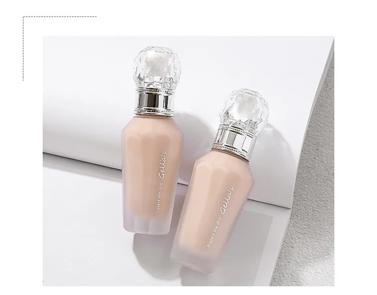 Матовая Алмазная основа для лица BB Liquid Foundation полное покрытие консилер натуральный контроль масла осветляющая УВЛАЖНЯЮЩАЯ основа для макияжа 45 г