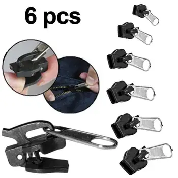 

6 PCS Universal Instant Fix Zipper New Design Zippers Rescue Instant Repair Kit Replacement Magic Instant Rescue Repair Zipper