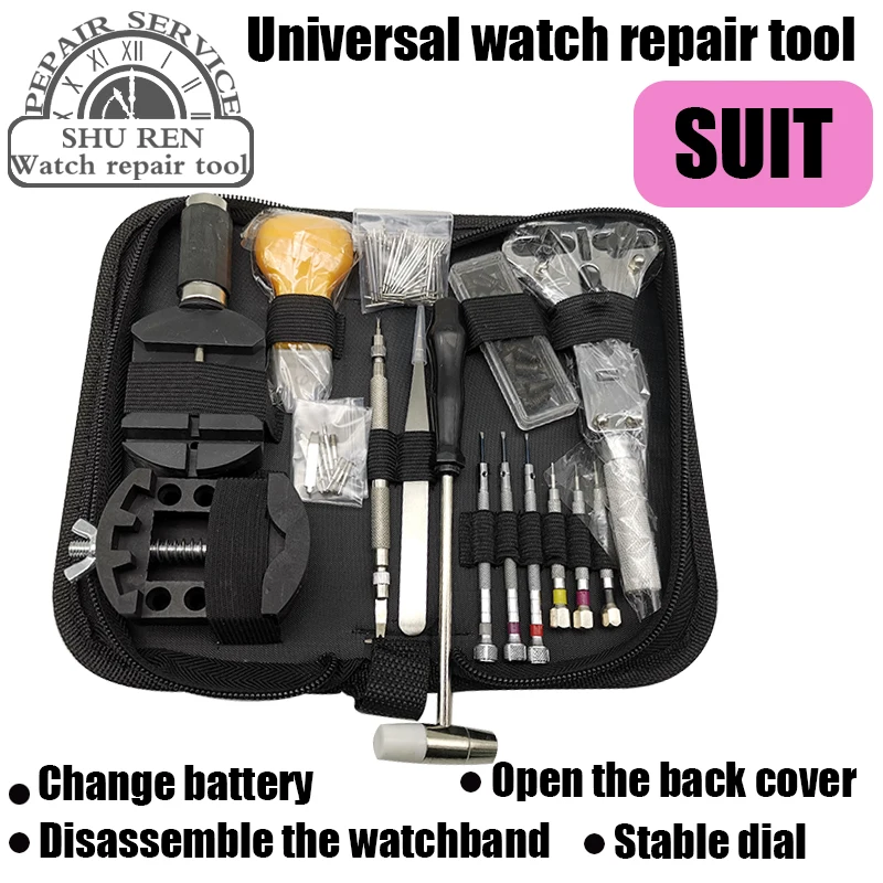 

Watch tools, repair kits, case openers, exquisite detailers, spring rod tools, adjusting instruments, perfect openers