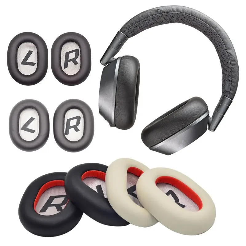 1 пара кожаных подушек для ушей мягкая пена для наушников Backbeat Pro2