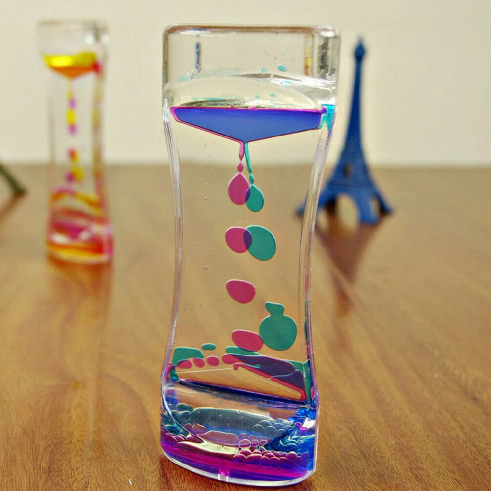 Домашние плавающие масляные песочные часы орнамент масло капля игрушка ...