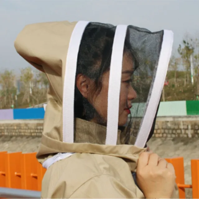 1Db Méhészeti Felszerelés Khaki Apicultura Öltöny Szellőztetett Méhek Tartozékaihoz Méhész Eszközök - Image 6