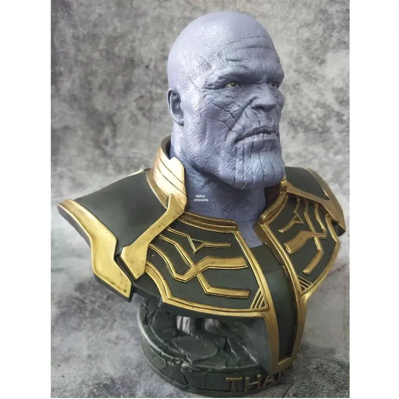 7 "Статуя Таноса Megamind бюст 1/4 масштаб половина длины фото или портрет дома украшения GK фигурка игрушка коробка 18 см V1127