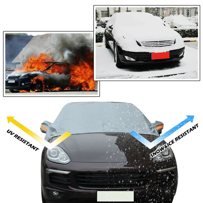 Зимние автомобильные Чехлы, водонепроницаемые автомобильные чехлы на лобовое стекло, уличные утолщенные анти-морозные снежные стекла, автомобильные аксессуары для укладки