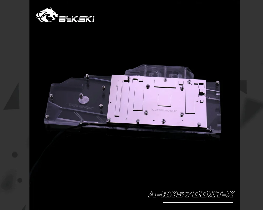 Bykski A-RX5700XT-X полное покрытие видеокарты блок водяного охлаждения, для AMD Founder Edition Radeon RX 5700 XT/RX 5700