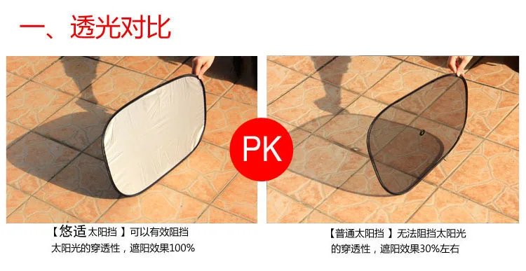 Car Sun-resistant Insulated Sun Shade Silver-coated Cloth 6 Pieces Car Sunshade Set Sun-resistant Insulated che chuang lian