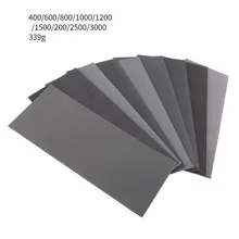 20pc Papier 400/600/800/1000/1200/1500/2000/2500/3000 Grain Papier Abrasif Eau/Abrasifs Papiers Abrasifs Pour Le Polissage des Métaux