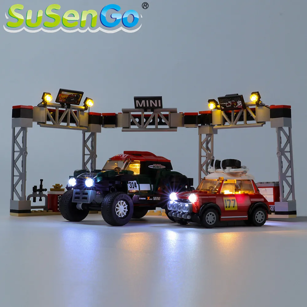 

SuSenGo LED Light Kit For Mini 1967 Cooper S Rally Building Blocks Lighting Set Compatible with 75894 (Model Not Included)