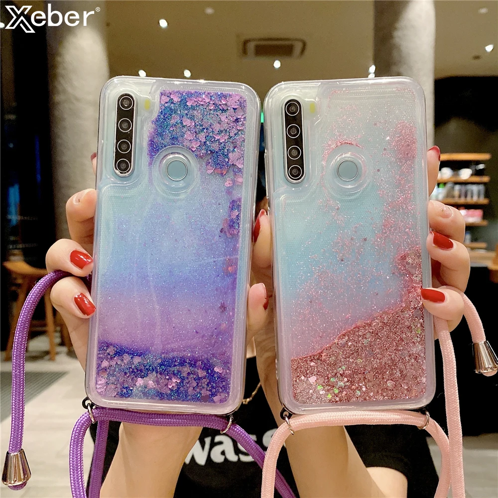 Чехол для телефона с жидким зыбучим песком Xiaomi 10 Lite Note Pro 9 SE 8 CC9E F1 Mix 2S A2 6X 5X