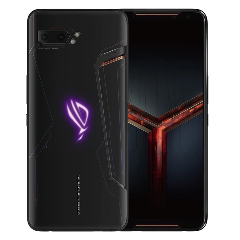 DHL бесплатная доставка Asus ROG Phone II ZS660KL 6 59 дюймов Snapdragon 855 две sim-карты 6000 мАч 48MP NFC