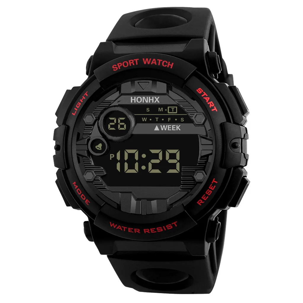 Luxury Watch Men Digital LED Watch Sport Men Outdoor Date Electronic Watches Waterproof Watch Clock Male Erkek Kol Saati