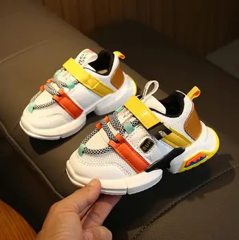 

Autumn New Fashionable Net Breathable Leisure Sports Children Shoes Girls Sneakers for Running Shoes for Boys Brand Kids Shoes
