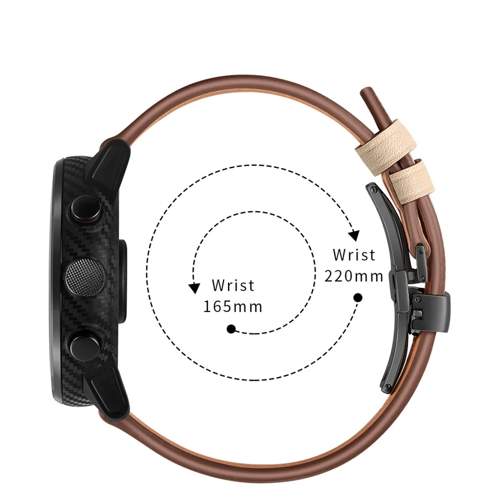 Replacement Wristband Luxury Leather For Xiaomi Huami AMAZFIT 2/2S Stratos Watch NEW fashion solid buckle watch band