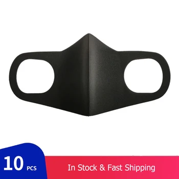 

Black Cotton Mouth Mask Anti Dust Masker Activated Carbon Windproof Mouth-muffle Proof Flu Face Masks Mask Mascarillas Masque