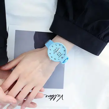 

Minimalist Men Fashion Ultra Thin Watches Simple women Business silicone Mesh Belt Quartz Watch Relogio Masculino cute cat candy