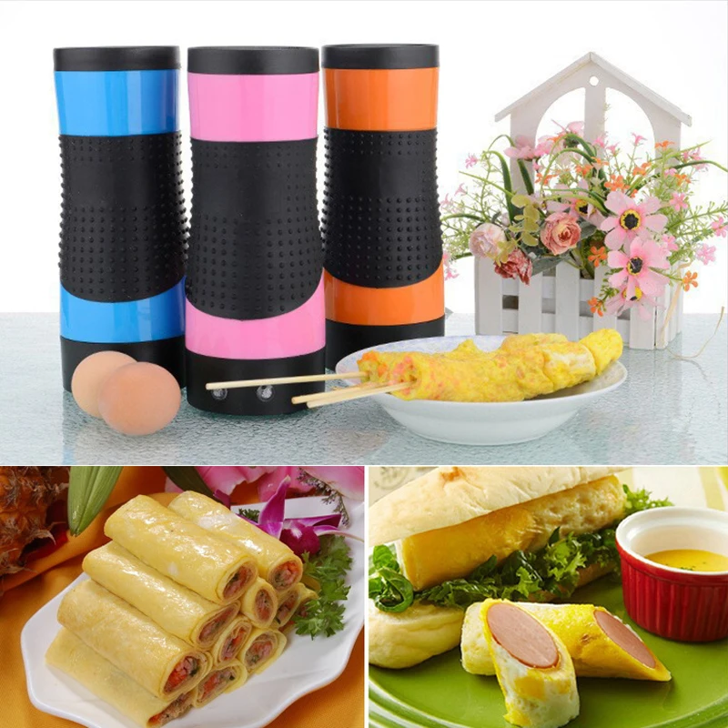 

High Quality Fried Egg Cup Kitchen Cooking Tool Electric Omelette Breakfast Automatic Sausage Roller Eggs Maker Machine