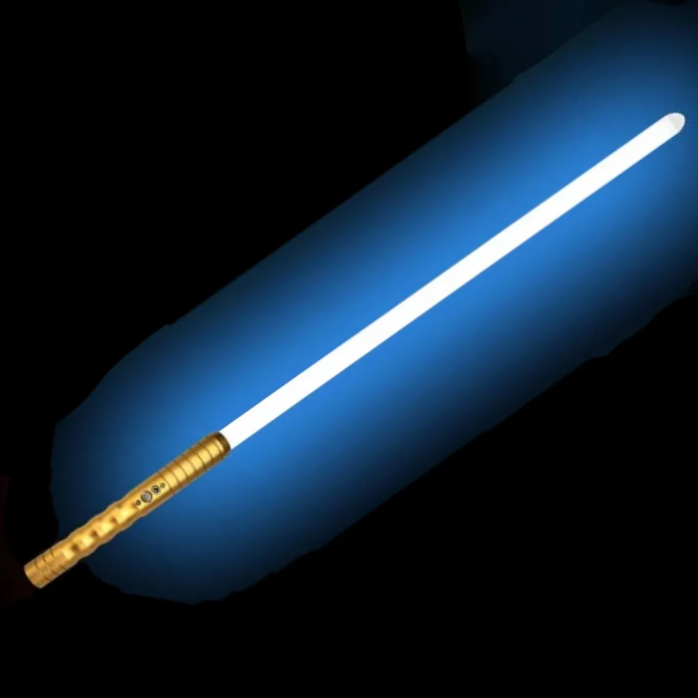 

LGTOY Heavy Dueling Lightsaber Jedi LED Light Rechargeable Saber Force FX Loud Sound High Light with FOC Metal Hilt Christmas