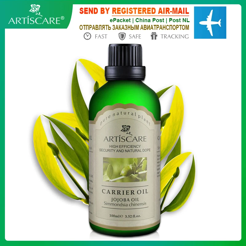 

Artiscare Jojoba carrier oil 100ml Moisturize skin and Fade wrinkles Keep skin hydrated Massage oil Base oil Free shipping