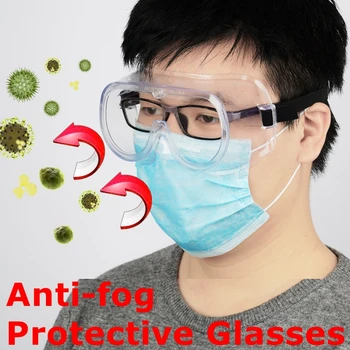 

Protective Safety Glasses Work Anti Virus Eye Anti-Fog Antisand windproof Anti Dust Saliva Transparent Goggles Eye Protection