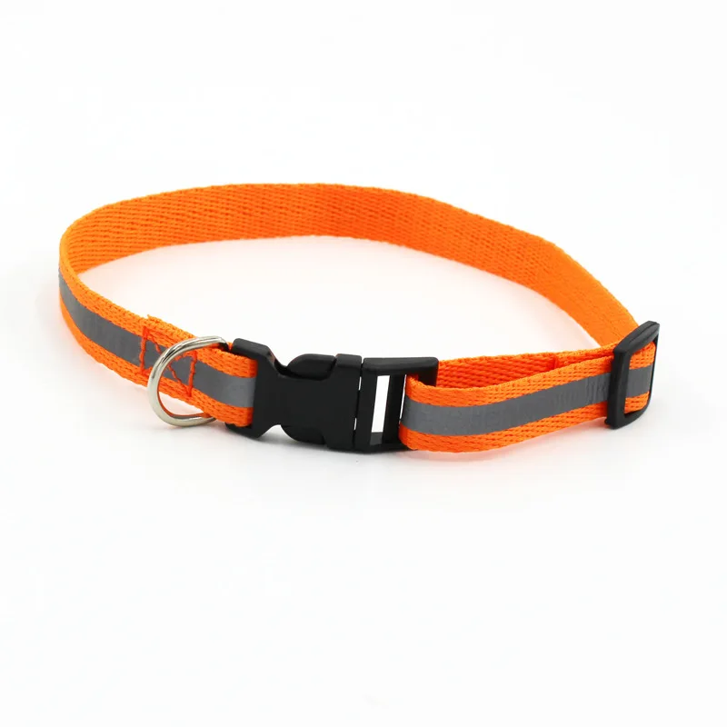 Dog Collar Adjustable Breathable Reflective Pets Bell for Small Medium Dogs Cats Outdoor Nylon Cat Collar Pet Necklace Products