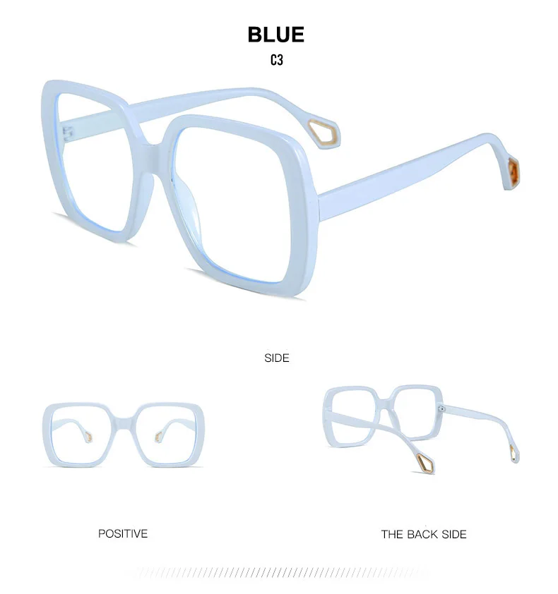 Прозрачные фильтрующие защитные очки для зрения, анти-синий светильник, женские очки для телефона, блокирующие блики, компьютерная оправа для очков