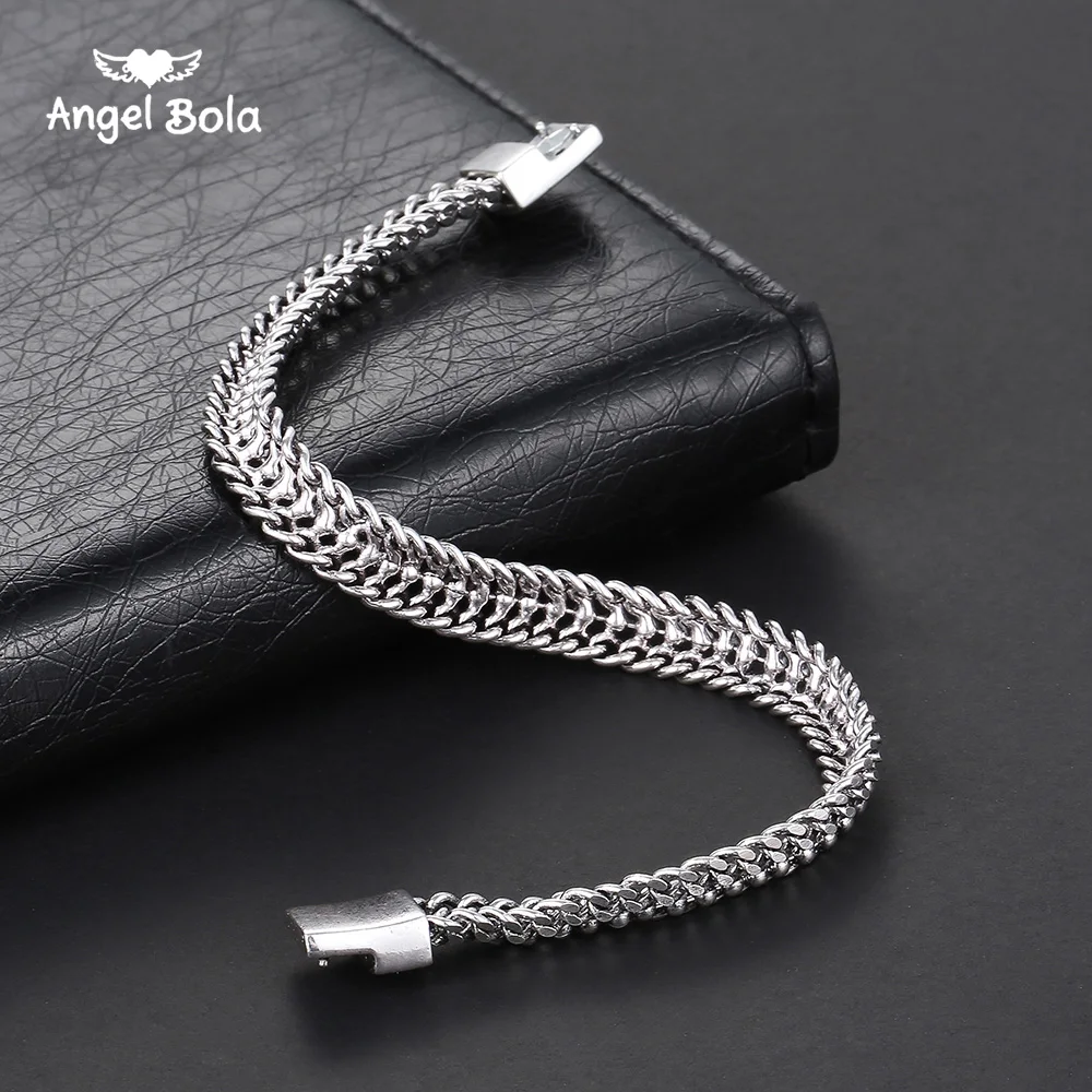 

Buddha Bracelet Men Chain & Link Bracelets Ancient Silver color Couples Jewelry Buddha Bracelets & Bangles Pulseira Masculin