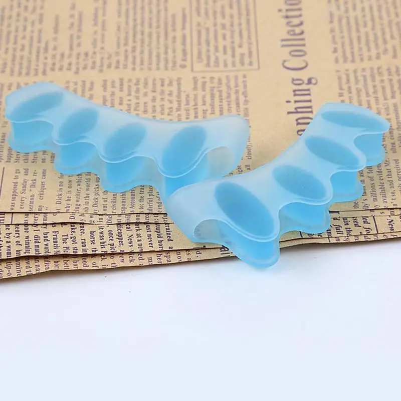 Toe Hair Straighteners Gel Toe Separators Correctors for Dancers Yogis Athletes Treatment for Calluses Relief Hammer Toe Valgus