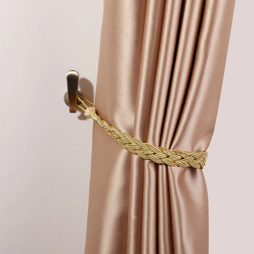 Retro Practical Mounted Metal Hooks Modern Curtain Tieback Curtain Hooks Wall Hanger Holder Home Decor Accessories