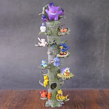 

Monster Forest 2 Vol.3 Gengar Ditto Mew Pumpkaboo Cubone Litwick Paras Abra Piplup Murkrow Shuppet Mini PVC Figures 8pcs/set