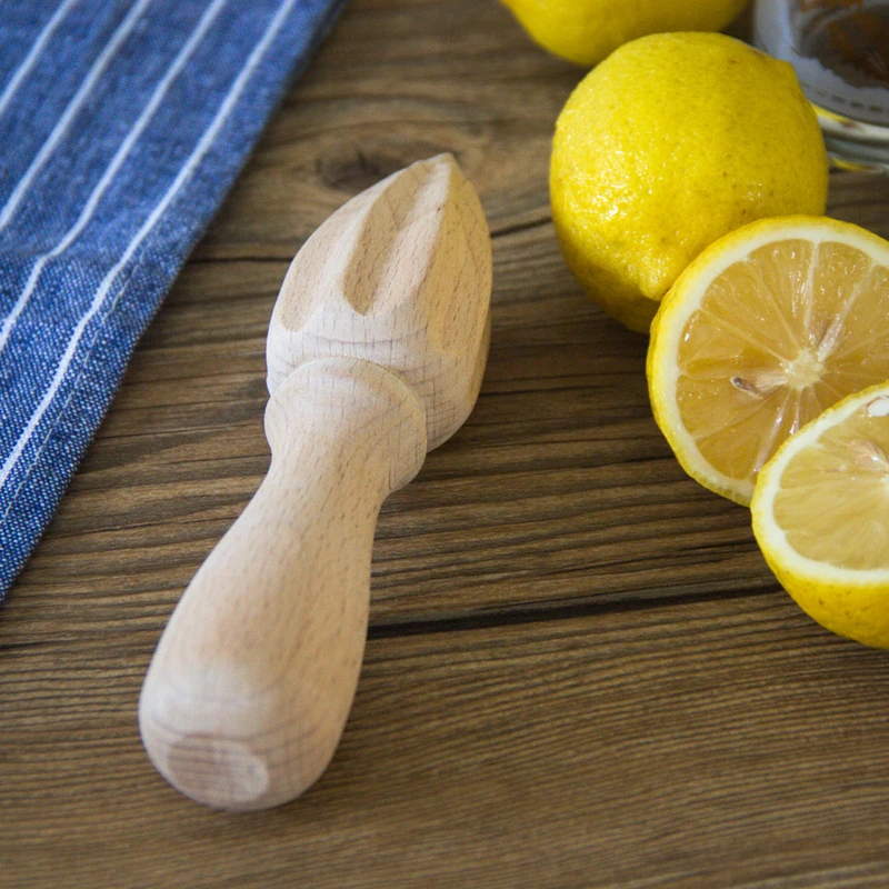 

Creative Solid Wood Series Beech Lemon Hammer Manual Juicer Kitchen Gadget