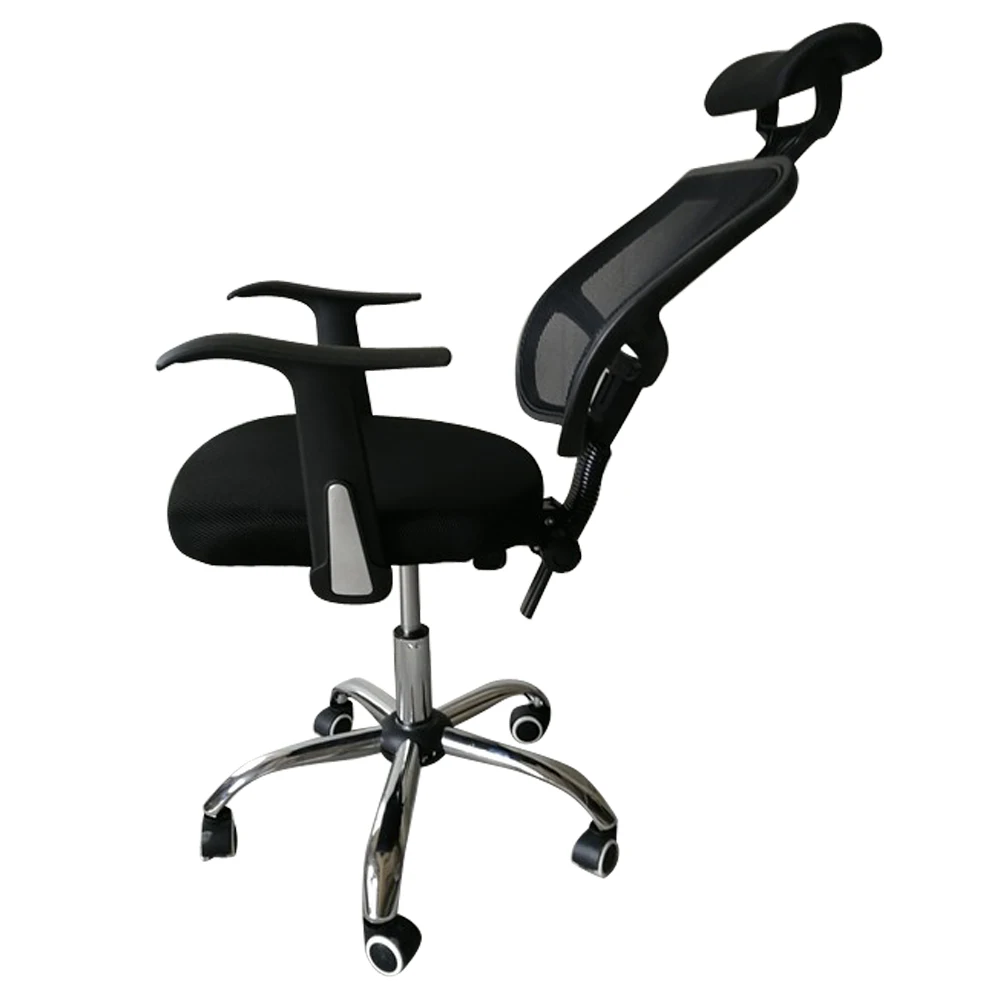 

Mesh Back Gas Lift Back Tilt Adjustable Office Swivel Chair with Headrest Armrests For The Office Use