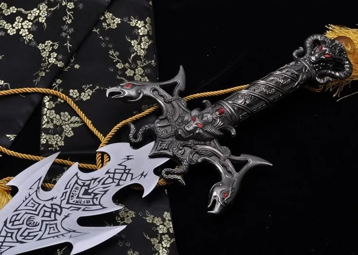 Hanging plate sword western evasion animation film and television family decorations not edged
