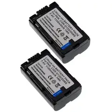 2pcs CGR-D120 D20 D08 Li-Ion Battery Pack for Panasonic D08R D08S NEW Camcorder