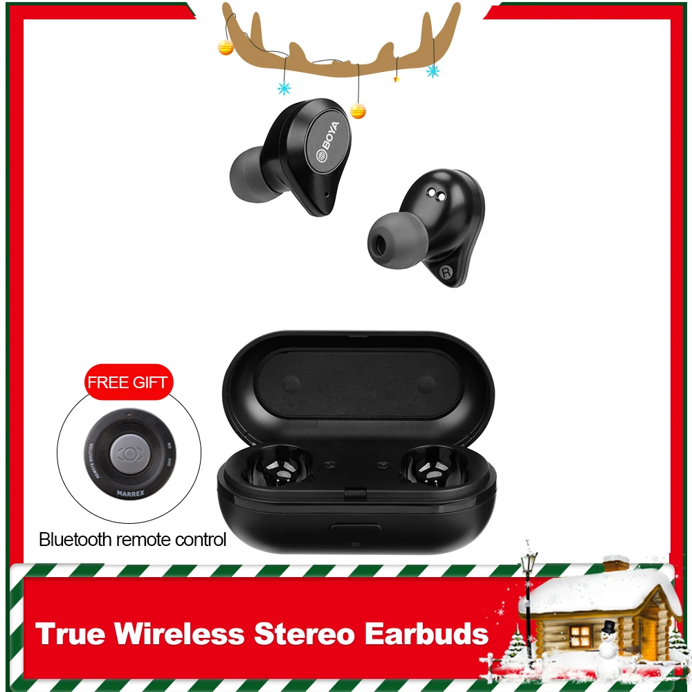 BOYA BY AP1 Bluetooth 5 0 беспроводные наушники Настоящие Беспроводные стереонаушники TWS
